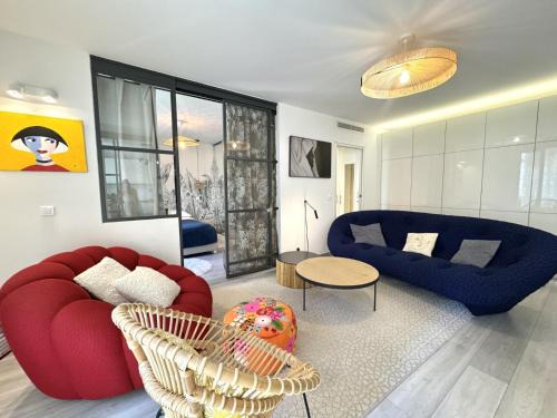 ApartHotel Riviera - Terrasse Loft de la Providence - Vieille Ville - Esprit Loft en 2 pices AC