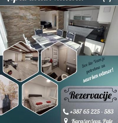 Apartman Milena Pale - dva garazna parking mjesta