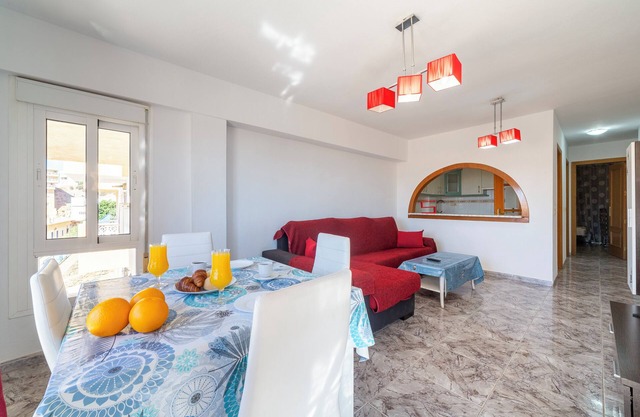 Apartment 'Bahia Almeria' with Shared Pool, Shared Garden and Air Conditioning