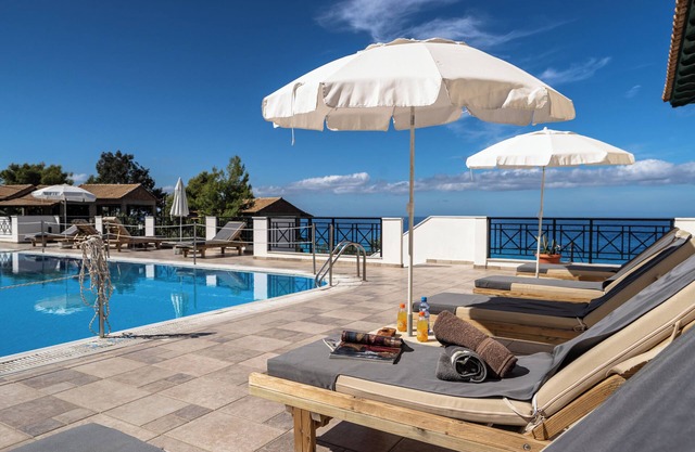 Apartment in a Hotel 'Sunset Premium Studio 5' with Sea View, Shared Pool, & Wi-Fi