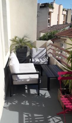 Appartement centre-ville avec terrasse