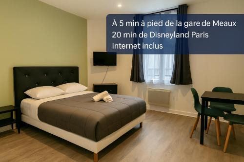 Appartement Cerf2-Centre ville Meaux-Gare-Disney