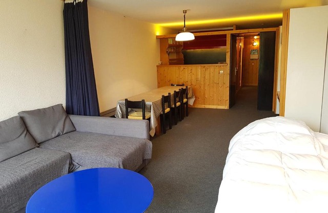 Appartement cosy 3 pièces, 8 pers, balcon, prox commerces/pistes, Arc 1600 - FR-1-411-324