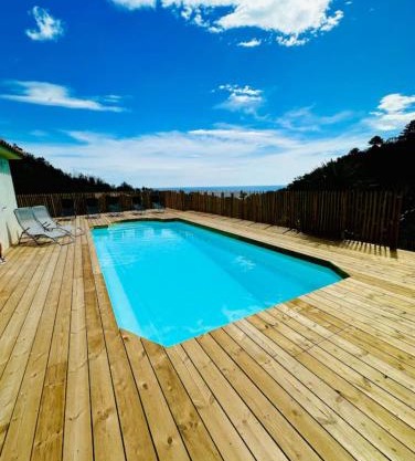 Appartement Mare è Machja avec piscine et vue mer
