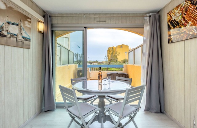 Appartement Port Leucate vu mer pour 4 personnes
