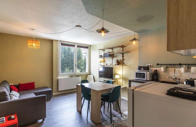 Appartement spacieux à Gourette, 8 pers, 2 ch, entrée station, bien équipé, casier à skis - FR-1-400-113