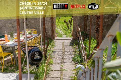 Appartement T3 63m2 - L'Atypique et son Jardin de 350m2 au cœur de Digne