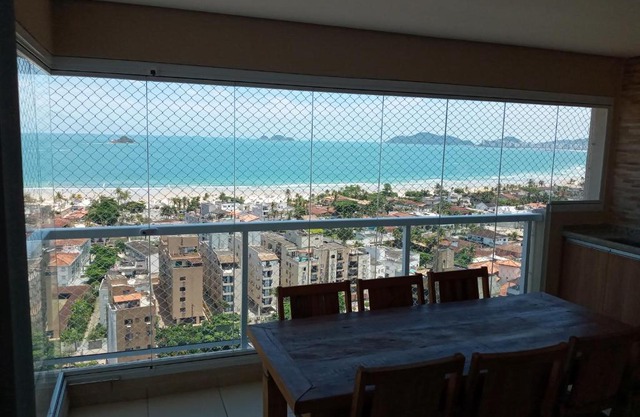 Apto Vista para o Mar Enseada - Guaruja 18o andar Cond Clube