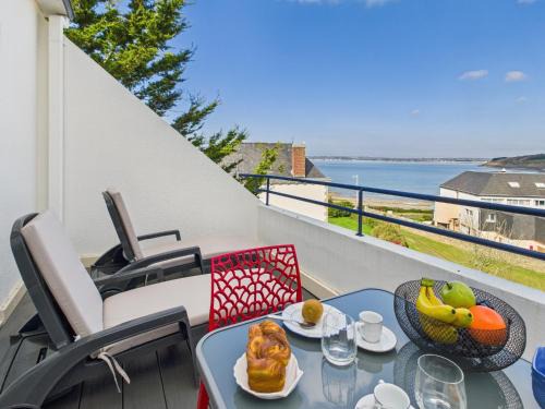 -AR MEN- T2 avec terrasse vue mer - plage a 50m