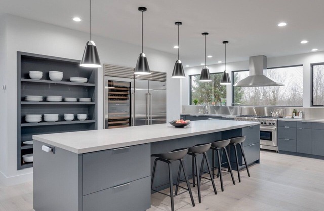 Architectural Stunner w/Gourmet Kitchen & Private Association Beach on Lake Michigan!