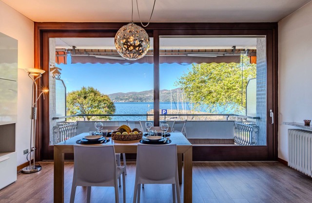 Attilio lake front view by Interhome