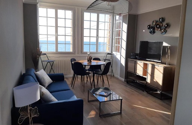 Au gré des marées, appartement face à la mer, classé 3 étoiles