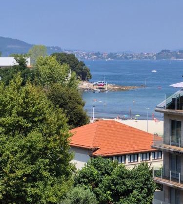 Baiona, playa céntrico
