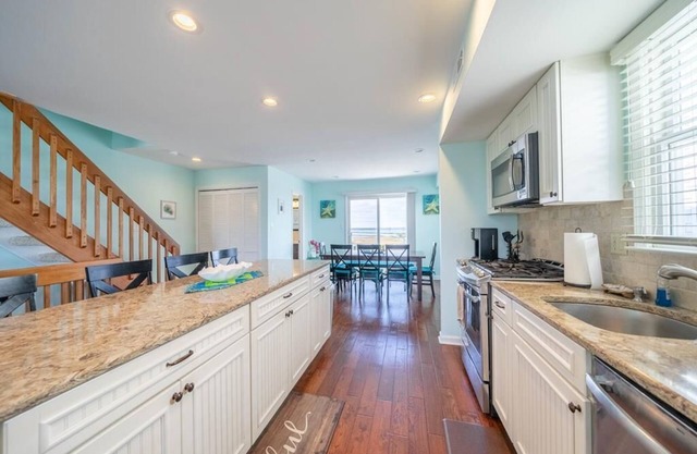 Beach Front Home with Ocean AND Bay Views! Spectacular views, steps to the beach, meticulously maintained beachfront home