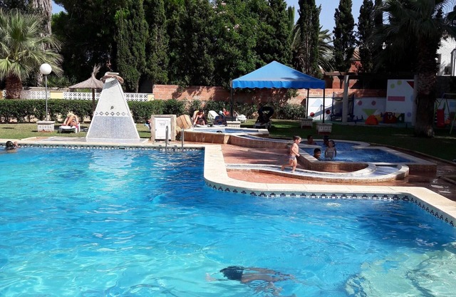 Beachfront Apartment with Pool, Jacuzzi, Garden & Terrace - 2 Bedrooms, Sleeps 6