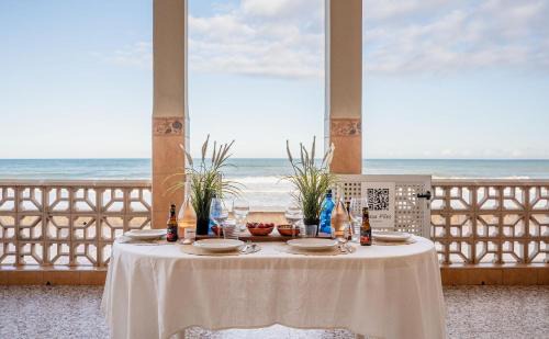 Beachfront house