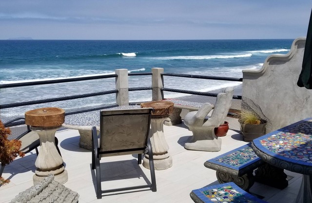Beachfront Rosarito Home: 2 King Beds, Sleeps Up to 12