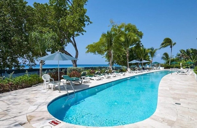 Beachside Apartment on Paynes Bay, St. James. West coast of Barbados.