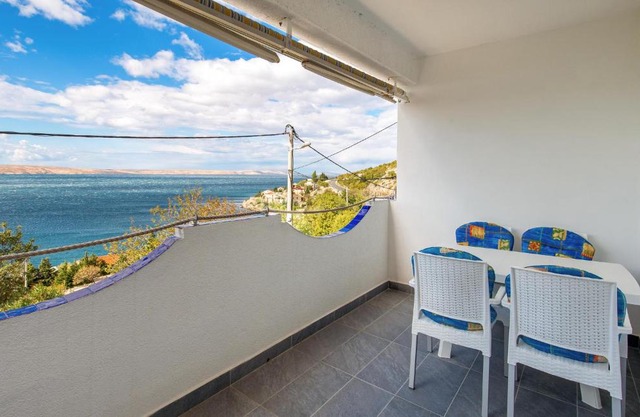 Beautiful apartment in Baric Draga with 1 Bedrooms and WiFi