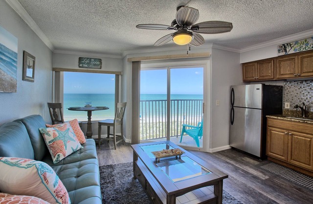 Beautiful freshly remodeled beachfront condo