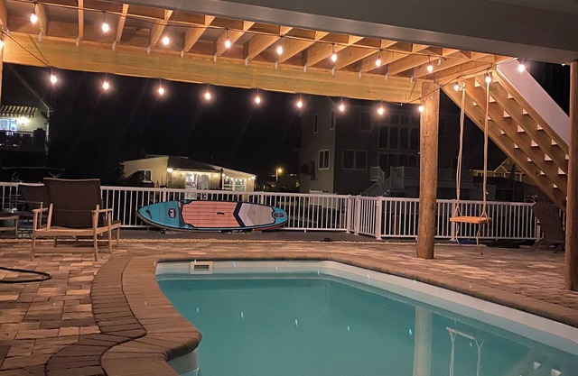 Beautiful lagoon front home! Heated inground pool. Only minutes to LBI beaches.