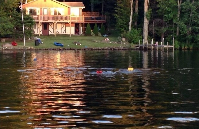 Beautiful Lake Front home with amazing sunsets.