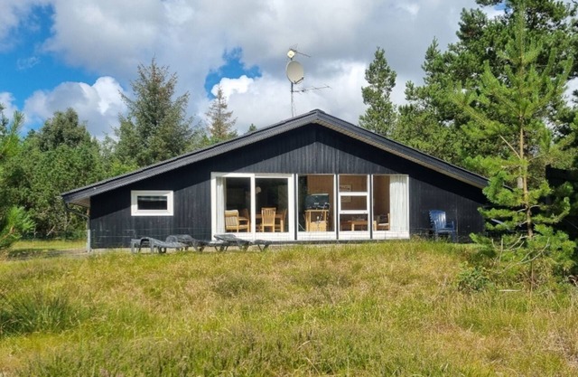 Beautiful wooden house on a large natural plot