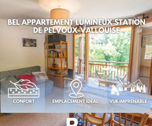 Bel appartement lumineux et confortable - Parc national des Écrins
