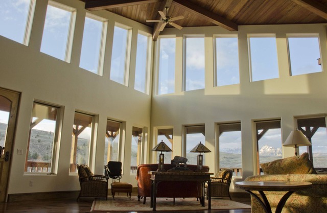 Big Diamond Ranch Luxury home with mountain views and a river running through