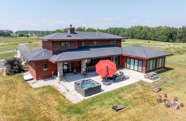 Big Sky Ellison Bay Retreat with Private Hot Tub & In-Home Movie Theater