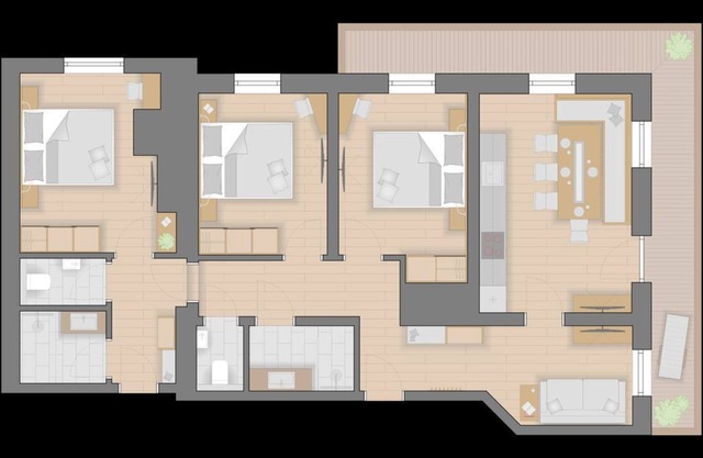 Birnhorn 2 bedrooms - Erbhof Hinterrain