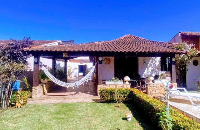 Aconchego em Praia Linda, casa de praia a alguns passos da lagoa.
