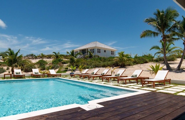 Brand New Villa on Pink-Sand Beachfront Estate with Shared Pool