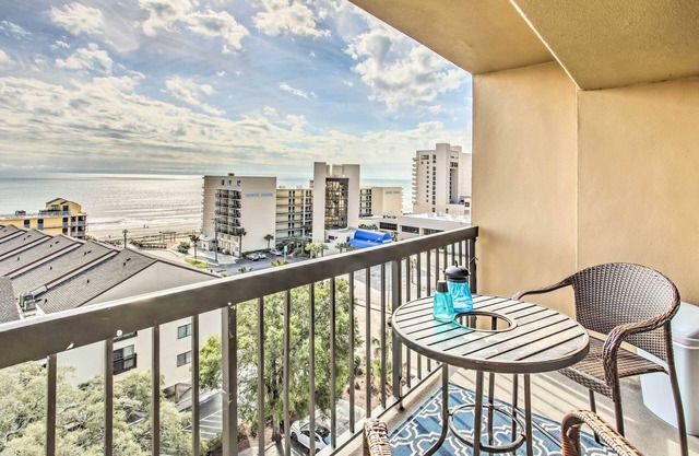 Breezy Myrtle Beach Condo w/Balcony & Views!