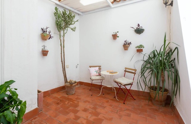 Bright apartment with two bedrooms and a patio