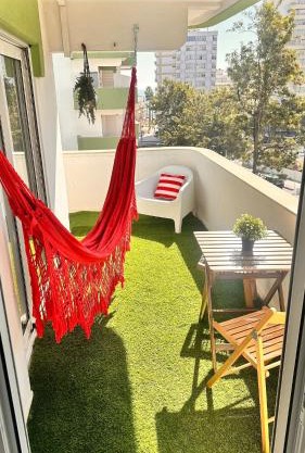 Bright & Stylish 2bedflat 5min Walk to beach in Quarteira Vilamoura