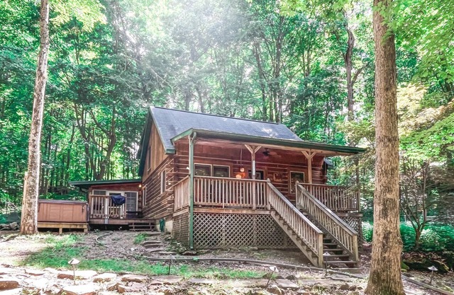 Brown Bear Cabin w/ wifi, free park pass & HOT TUB!