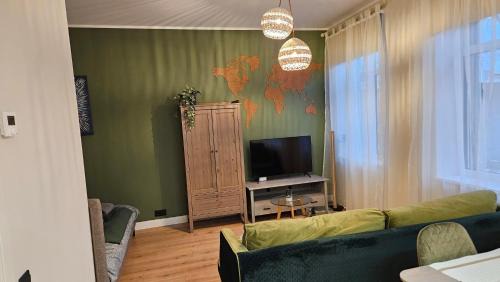 Cēsu str Cozy Apartment 2, free parking,self check in