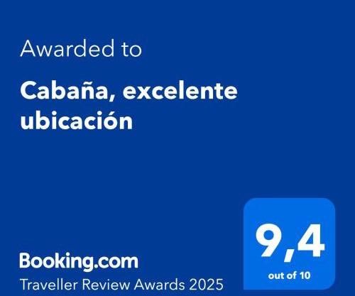 Cabaña, excelente ubicación