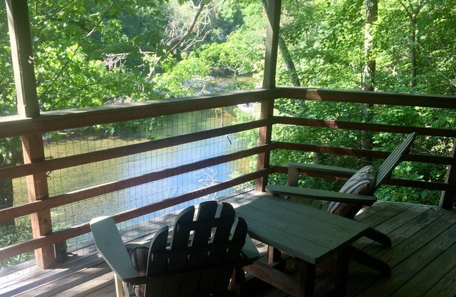 Cabin on South Toe River and pet friendly!