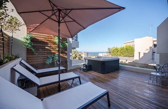 Calma, modern house,Jacuzzi,Near Rethymno