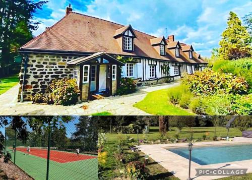 Campagne Normandie Tennis Piscine Billard 12 Pers