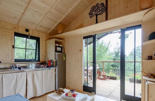 Camping La Truffière *** - Deluxe Family cabin on stilts for 5 people