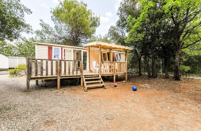 Camping Les Lacs du Verdon * - Mobil-home Classic 3 rooms 4 adults + 2 children air-conditioned