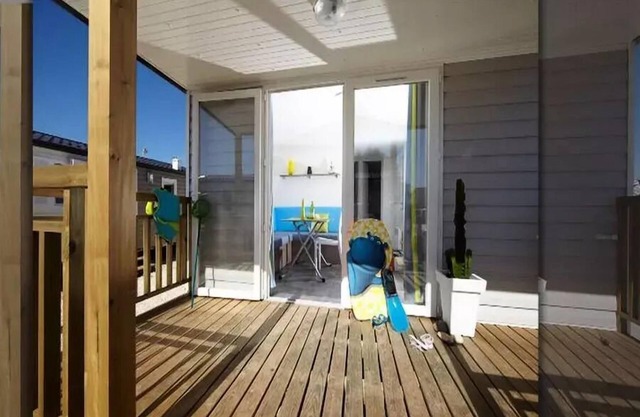 Camping maeva Escapades La Clairière * - Comfort Mobile Home 3 Rooms 4 People + TV