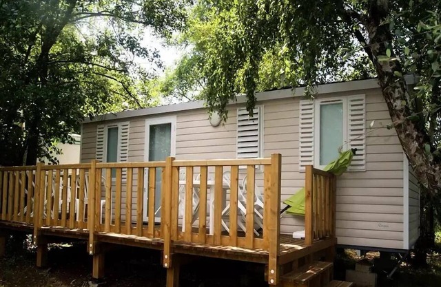 Camping maeva Escapades Les Étangs Mina * - Mobil-Home Confort 3 Rooms 4/6 People Pond Side + TV