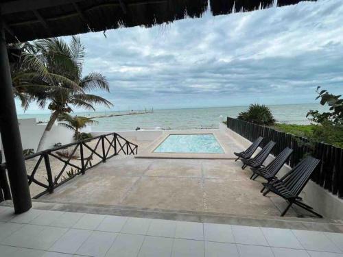 Casa Chula Chicxulub beach front