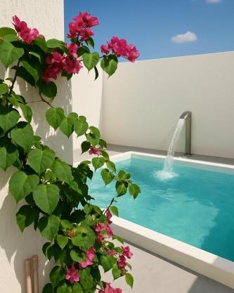 Casa com dois quartos com piscina próx shopping
