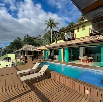Casa com vista mar a 1km da Ilha das Cabras em Ilhote
