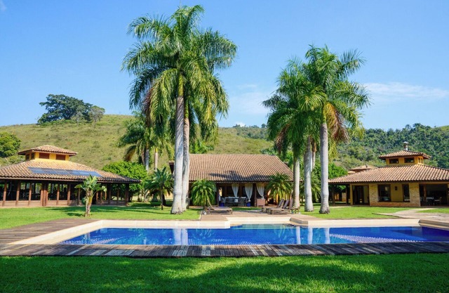 Casa de campo c/piscina, academia, hidro e Wi-fi